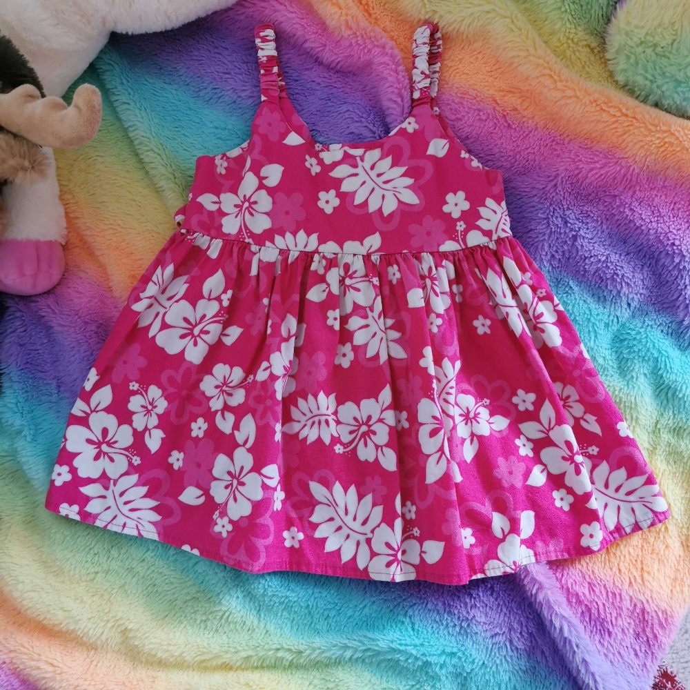 Baby girl Hawaii dress 1-2t
